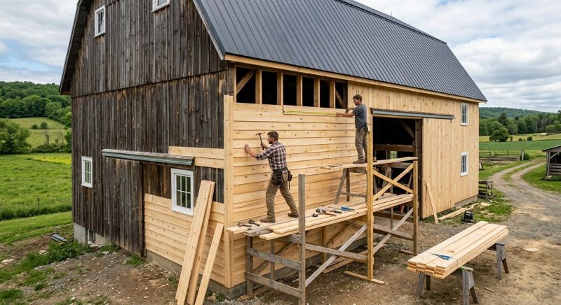 Barn Siding Installation in Cobb County, GA