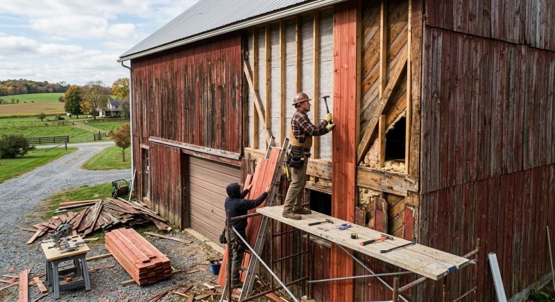 Barn Siding Replacement in Kennesaw, GA