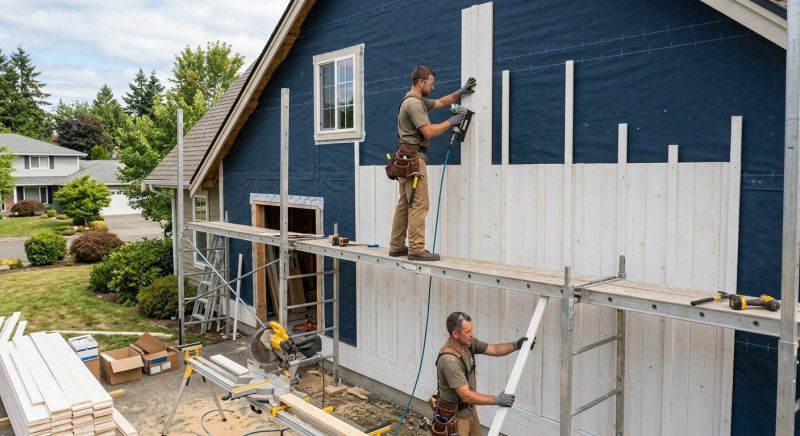 Batten Siding Installation in Woodstock, GA