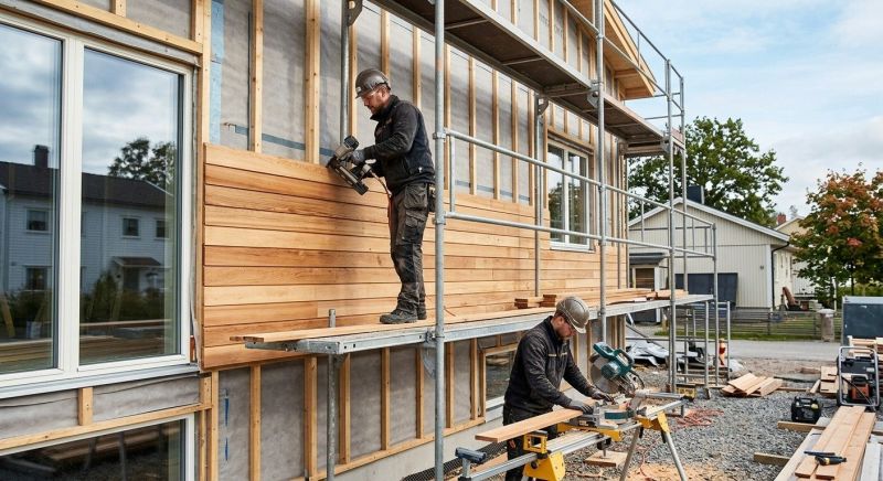 Cedar Cladding Installation in Roswell, GA