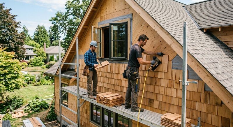 Cedar Siding Installation in Ball Ground, GA