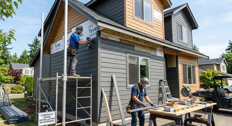 Composite Siding Installation in Gwinnett County, GA