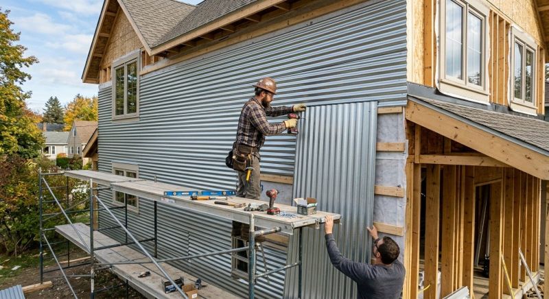 Corrugated Siding Installation in Roswell, GA