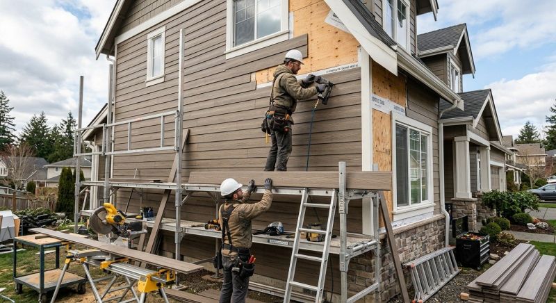 Engineered Siding Installation in Suwanee, GA