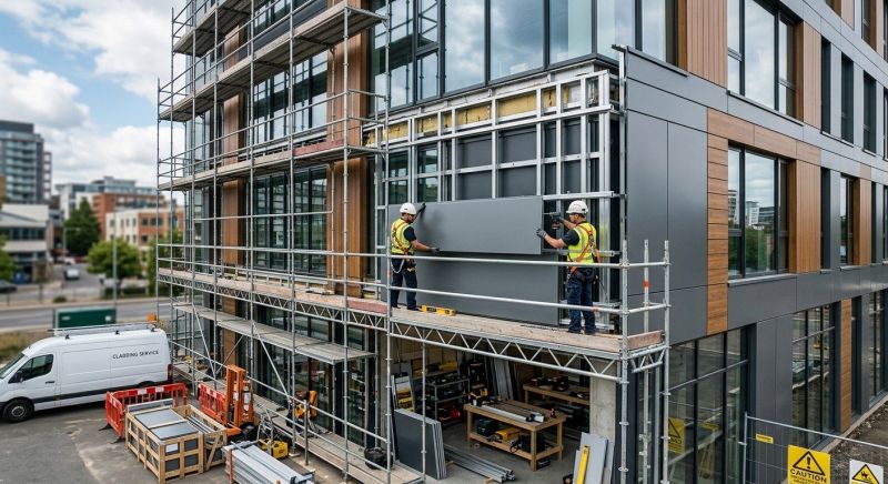 Facade Cladding Installation in Roswell, GA