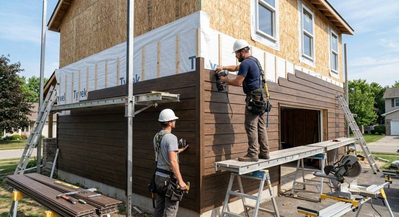 Faux Wood Siding Installation in Tucker, GA