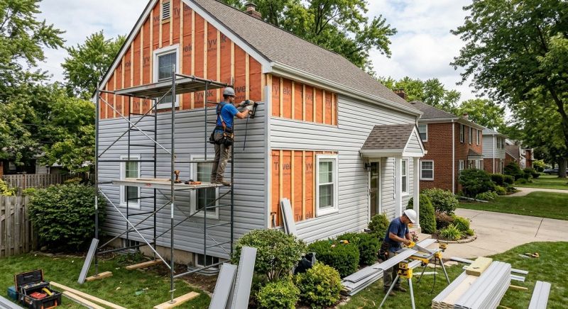 Garage Siding Installation in Roswell, GA