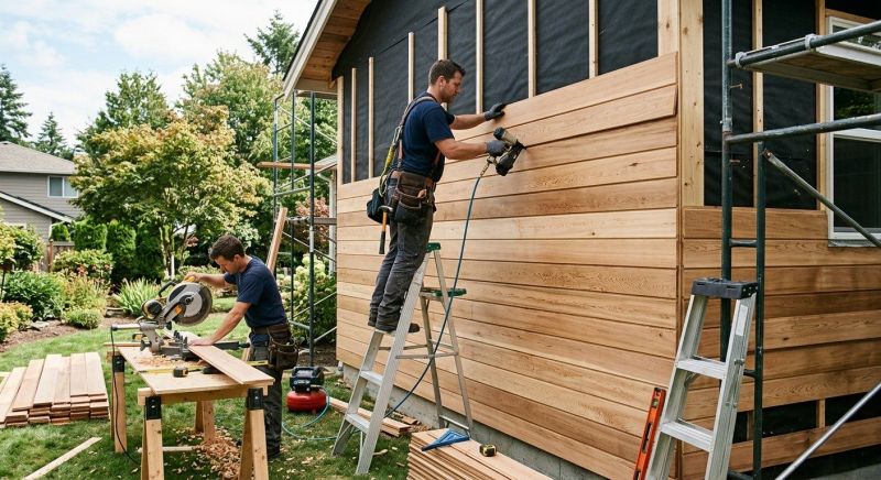 Hardwood Siding Installation in Kennesaw, GA