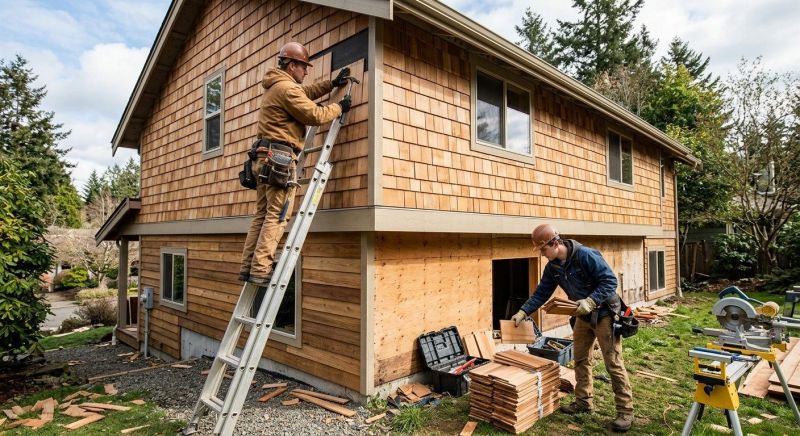 Hardwood Siding Installation in Suwanee, GA