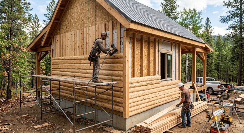 Log Siding Installation in Acworth, GA