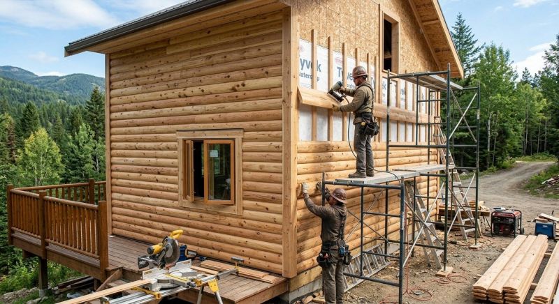 Log Siding Installation in Acworth, GA