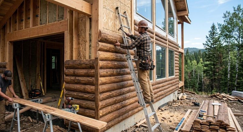Log Siding Installation in Dekalb County, GA