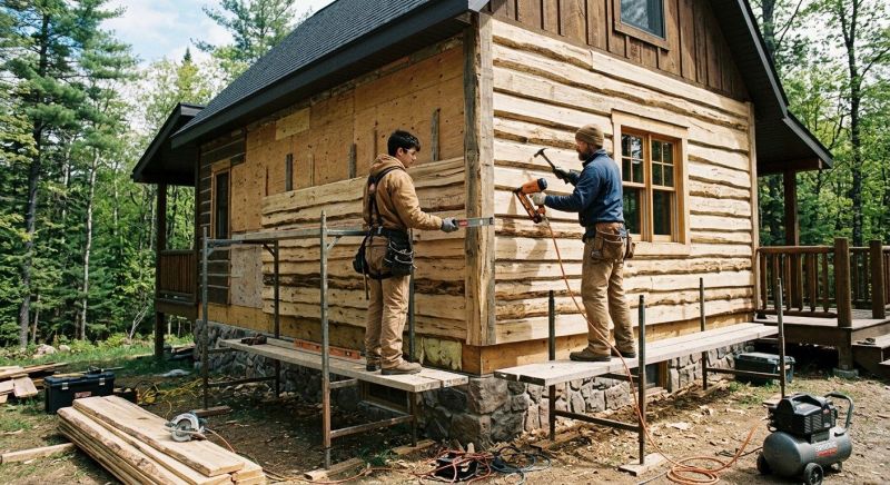 Log Siding Installation in Smyrna, GA