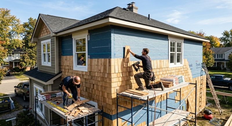 Shingle Siding Installation in Roswell, GA