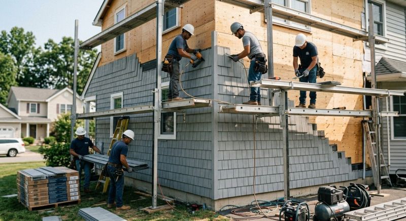 Shingle Siding Installation in Roswell, GA