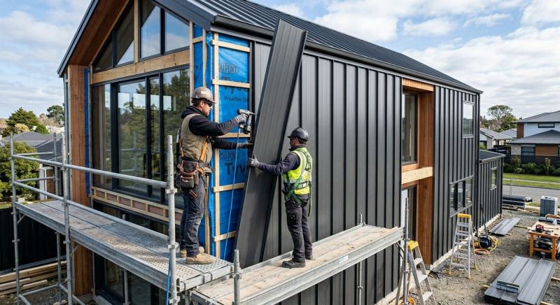 Steel Cladding Installation in Roswell, GA