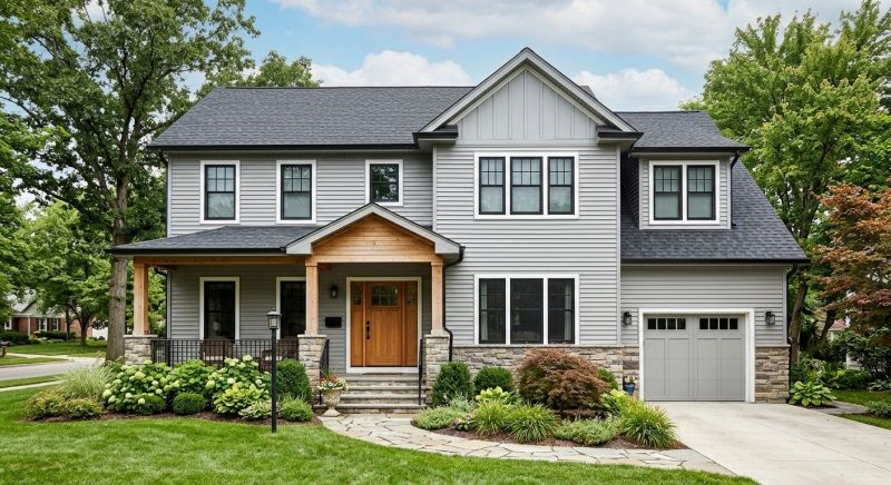 Vertical Siding Replacement in Roswell, GA