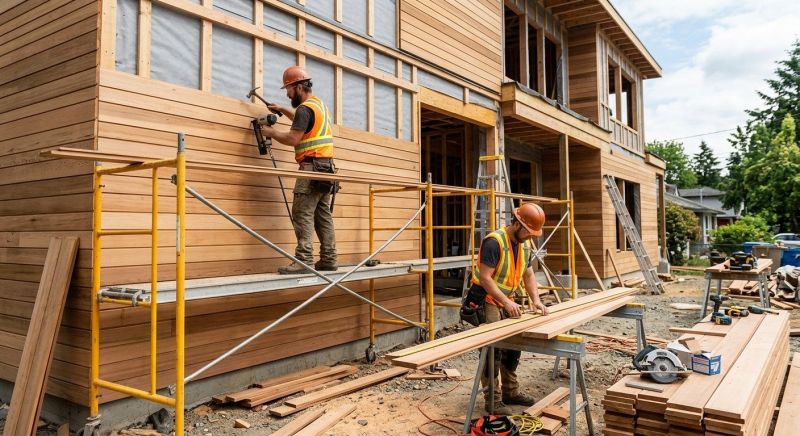 Wood Cladding Installation in Alpharetta, GA