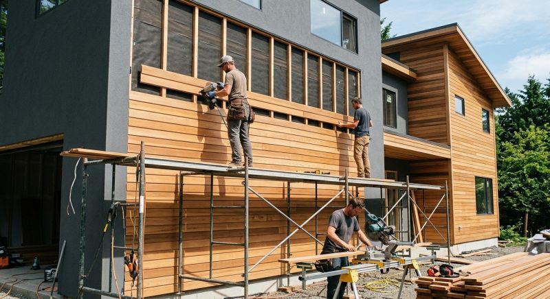Wood Cladding Installation in Dekalb County, GA