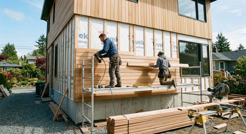 Wood Cladding Installation in Suwanee, GA